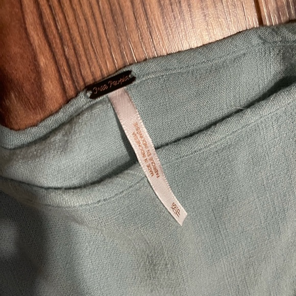 Free people boho cold shoulder tunic mini dress - Picture 5 of 6